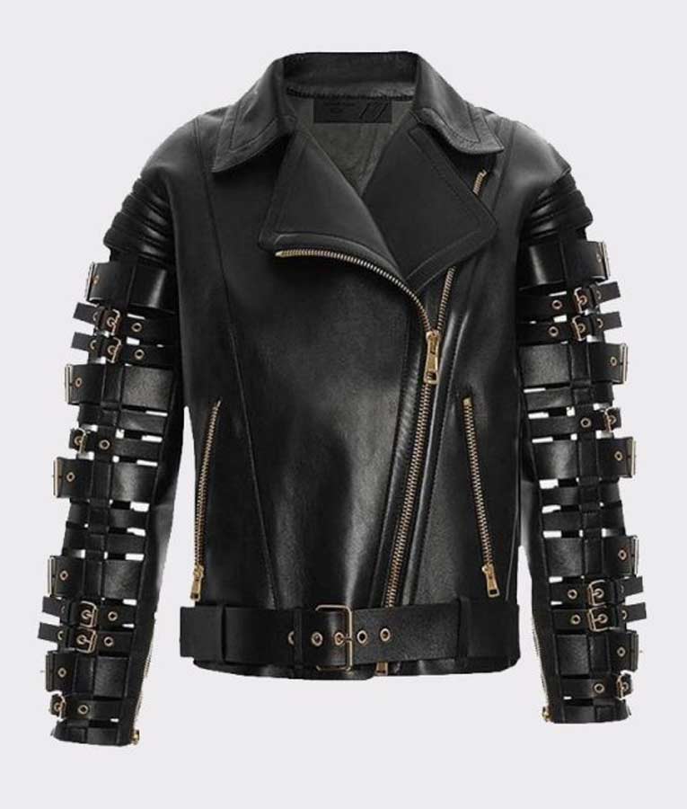 Straps and Buckles Zendaya Coleman Jacket - Jackethit